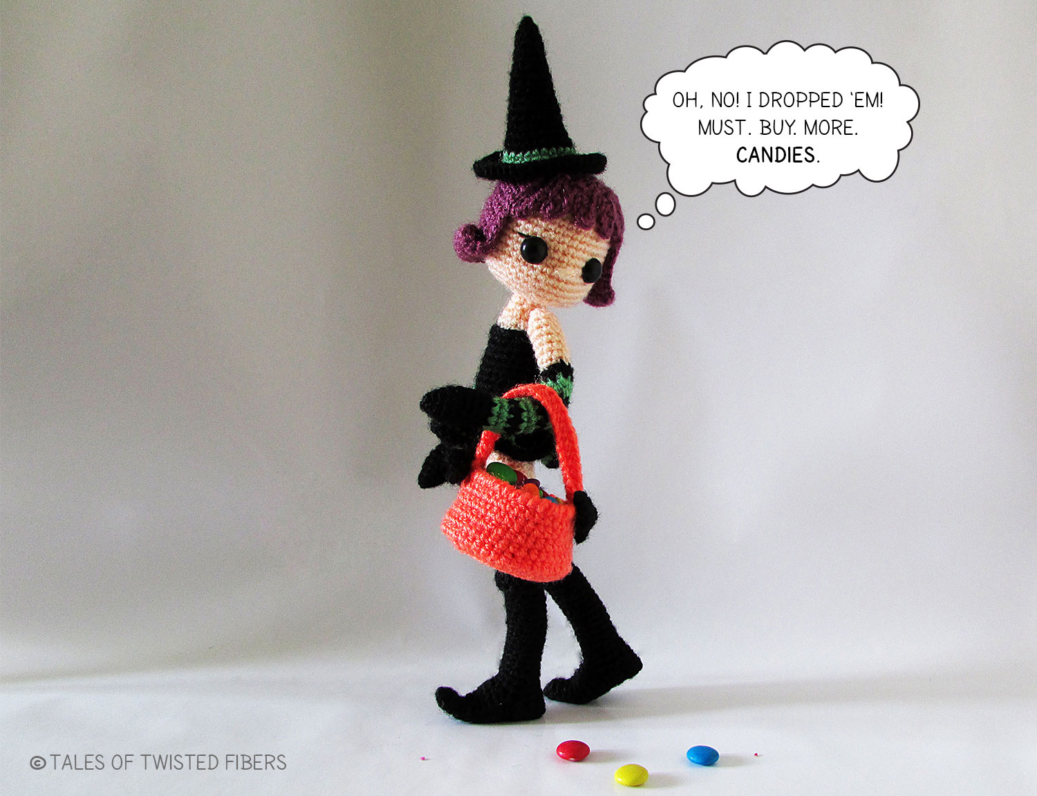 Halloween Special-Violet & Ivy-Amigurumi Pattern by Tales of Twisted Fibers